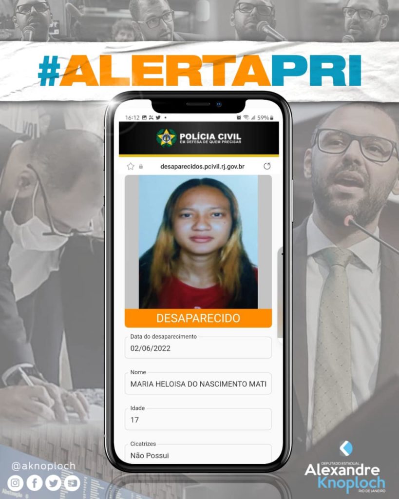 Alerta Pri enviado no dia 6 de junho