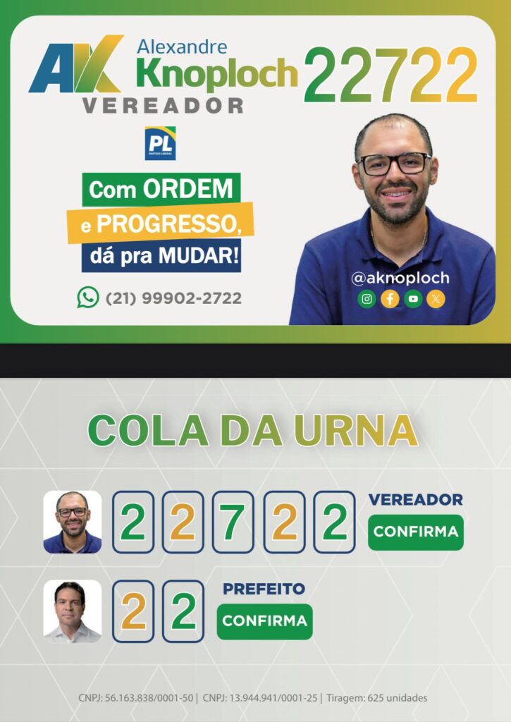 Amanhã é dia de decisão: vote com consciência e cuidado com o futuro do Rio de Janeiro